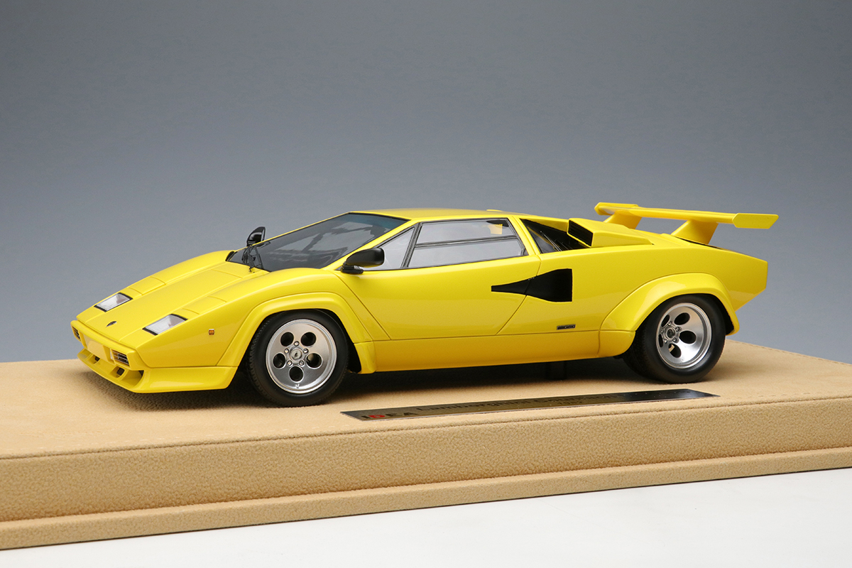 特注加工 EIDOLON 1/43 ランボルギーニ カウンタック LP5000S 1982 with Rear wing メタリックダーク ミニカー 