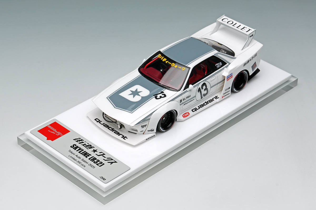 ミニカー MAKE UP 1/43 LB-KAIDO WORKS R32 Make Up Co., Ltd. / LB-KAIDO WORKS NISSAN SKYLINE(R32) Tokyo Auto