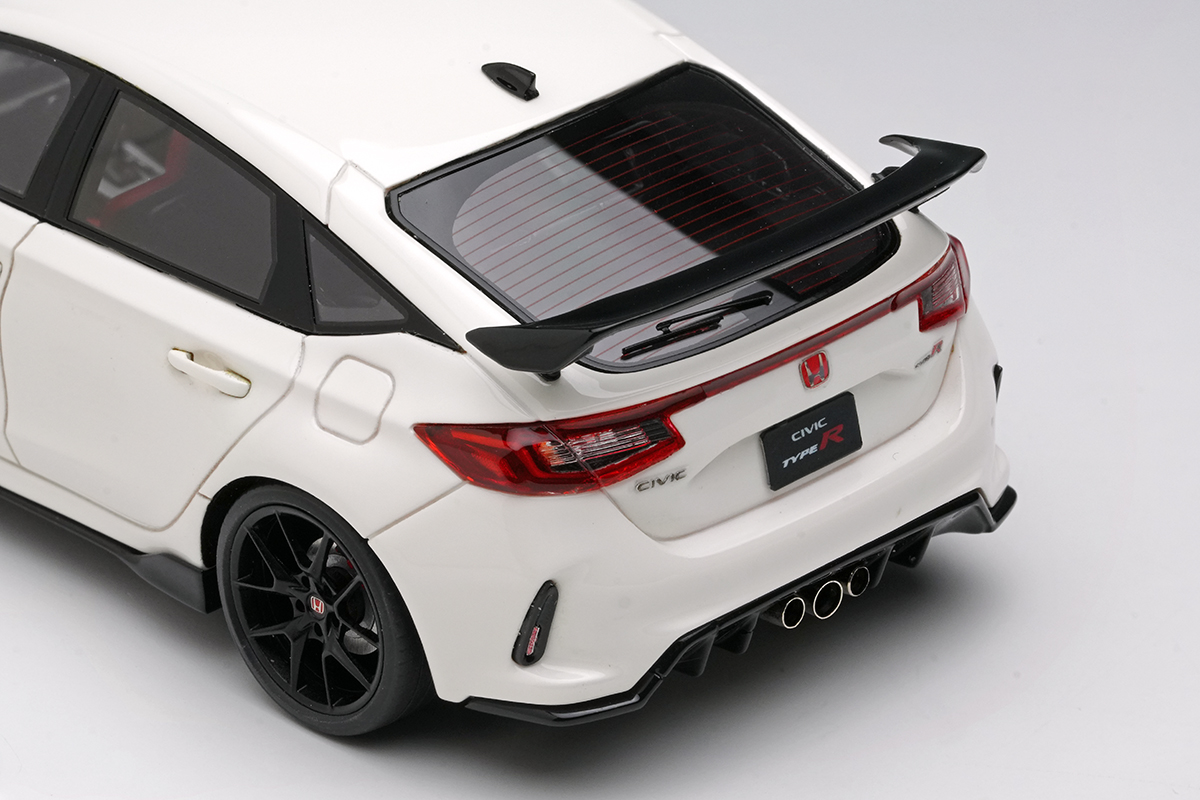 HJD43 1/43 ホンダ シビック タイプR (ホワイト) FL5 2022 Make Up Co., Ltd. / Honda Civic TYPE R (FL5) 2022