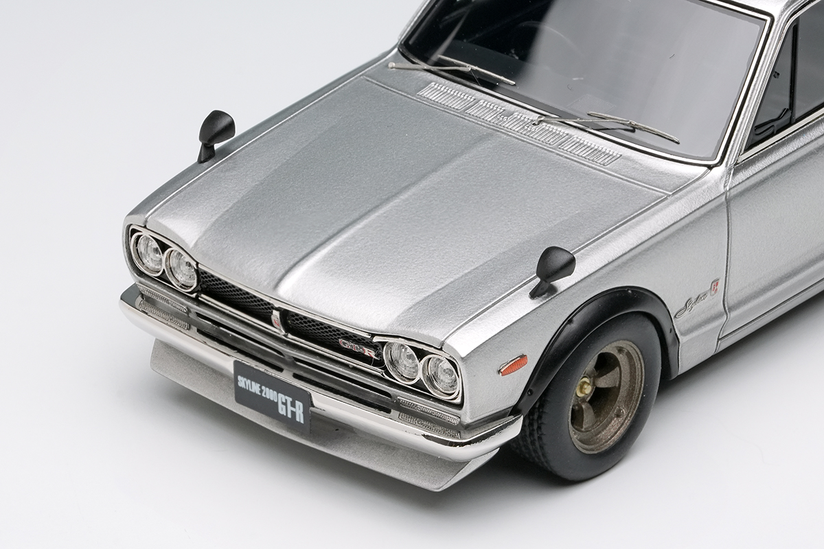 中古カー模型　Nissan Skyline GT-R KPGC10 シルバー NISSAN Skyline 2000 GT-R (KPGC10) - silver - Inno 1:64 | eBay
