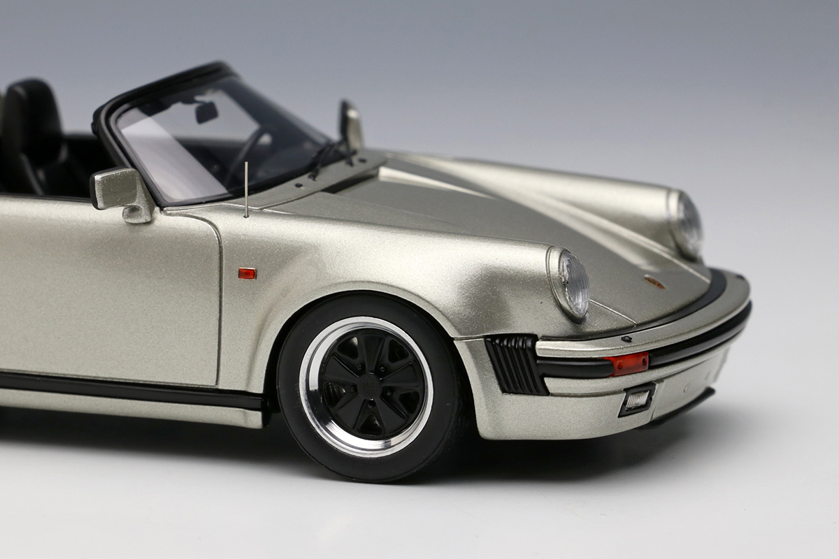 VISION 1/43 ポルシェ 911 Carrera 3.2 Speedster Turbolook 1989 スピードイエロー 完成品  ミニカー