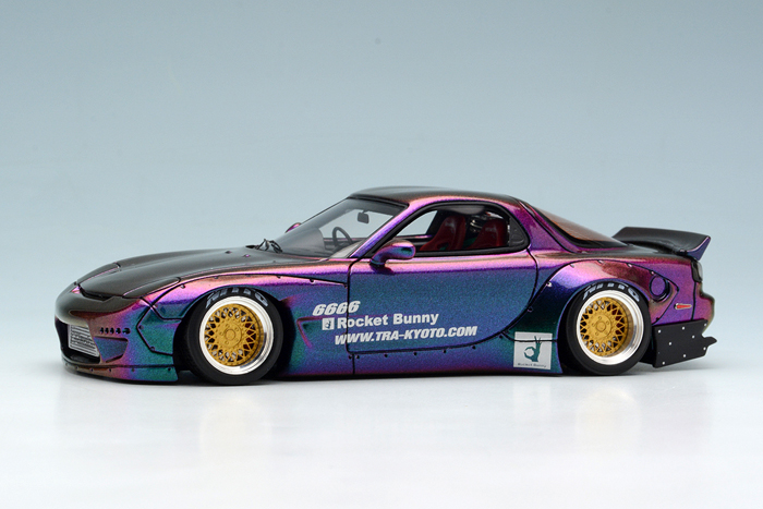 メイクアップ　アイドロン　ロケットバニー　RX-7 FD3S 　水色