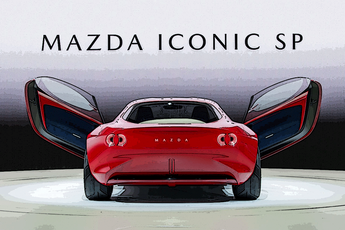 マツダ ICONIC SP リアビュー